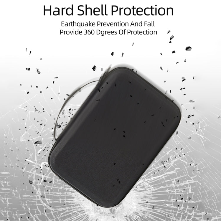 For DJI Osmo Action 3 Carrying Storage Case Bag,Size: 21.5 x 29.5 x 10cm(Black) by bashfashion