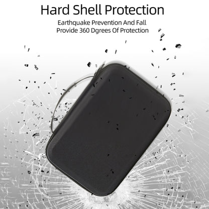 For DJI Osmo Action 3 Carrying Storage Case Bag,Size: 21.5 x 29.5 x 10cm(Black) by bashfashion