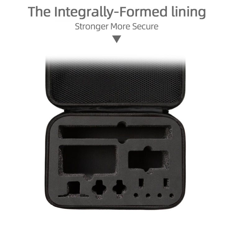 For DJI Osmo Action 3 Carrying Storage Case Bag,Size: 21.5 x 29.5 x 10cm(Black) by bashfashion