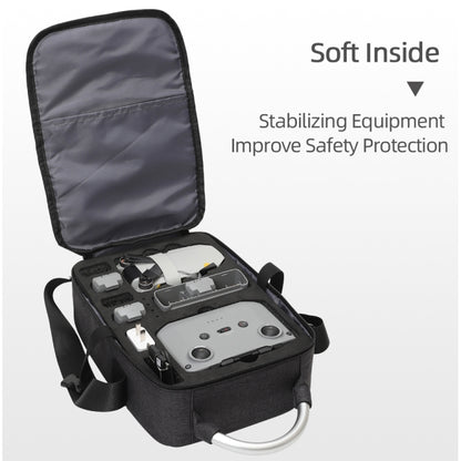 For DJI Mini 2 SE Shockproof Single Shoulder Storage Carrying Case Box Bag, Size: 30 x 22 x 8.5cm (Black) by bashfashion