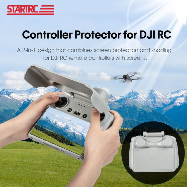 For DJI RC STARTRC Remote Control Sunshade Protection Cover (Grey) by STARTRC