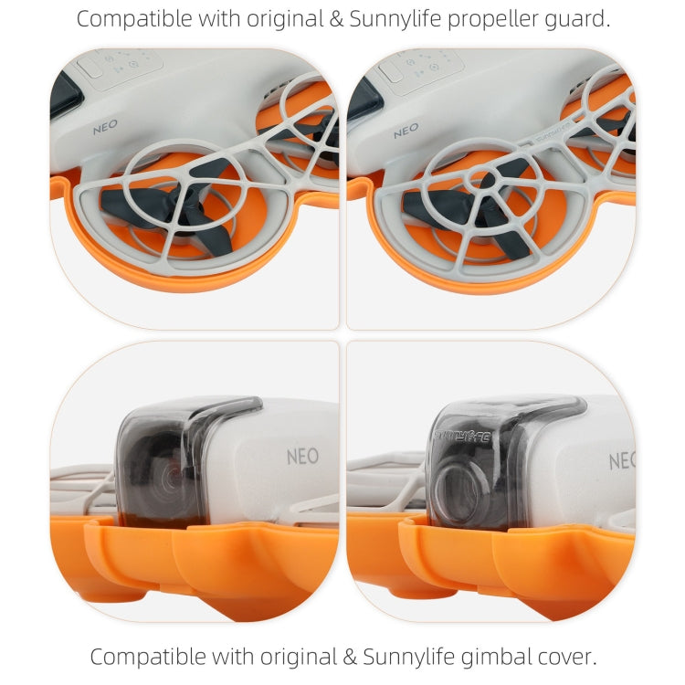 For DJI Neo Sunnylife Butterfly Storage Box Anti-collision Anti-scratch Protection Case (Grey) by Sunnylife