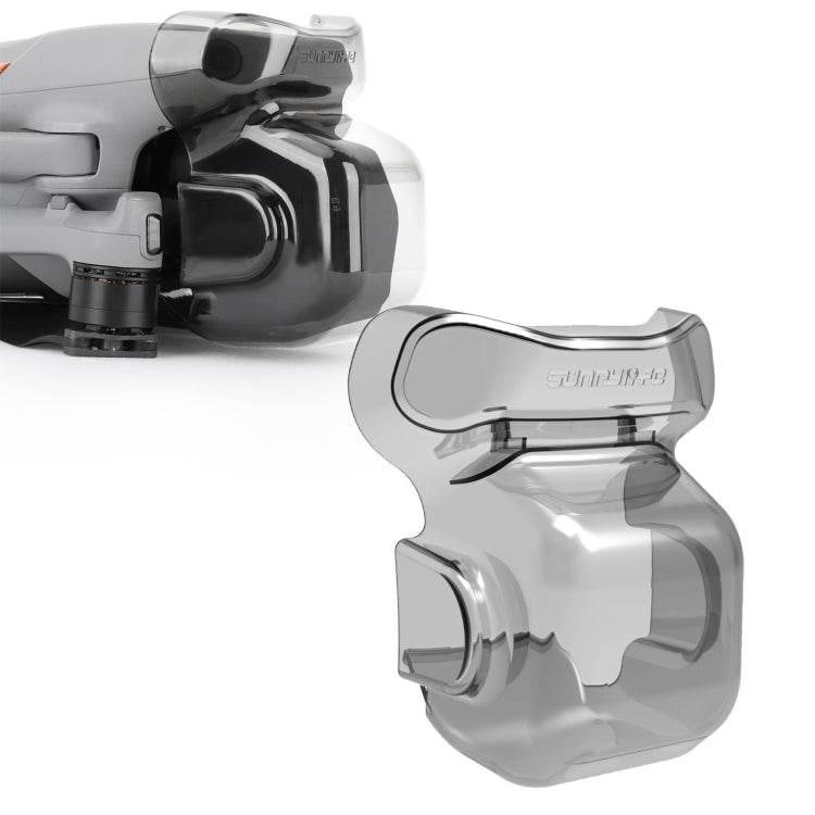 For DJI Air 3S Sunnylife Integrated Gimbal Cover Transparent Lens Cap Vision System Protector (Grey) by Sunnylife