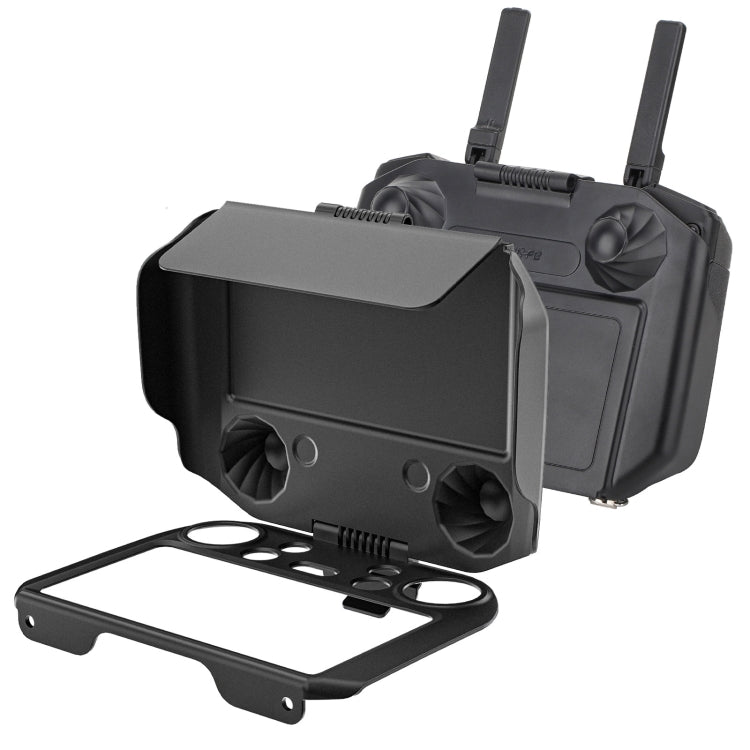 For DJI RC Pro Sunnylife 2 in 1 Controller Protector Sun Hood Screen Guard Monitor Sunshade Cover (Black) by Sunnylife