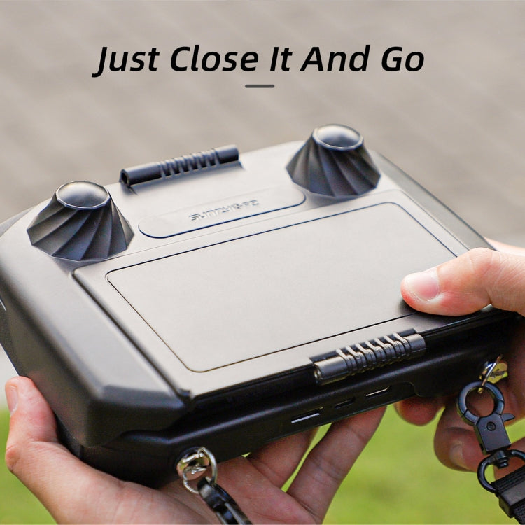 For DJI RC Pro Sunnylife 2 in 1 Controller Protector Sun Hood Screen Guard Monitor Sunshade Cover (Black) by Sunnylife