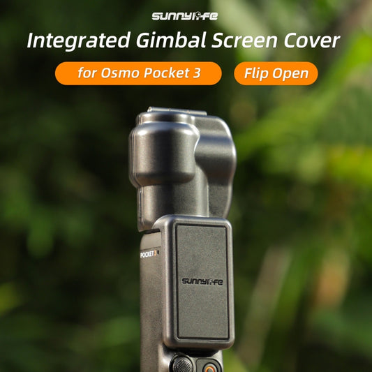 For DJI OSMO Pocket 3 Sunnylife Integrated Gimbal Cover Camera Protector (Black) by Sunnylife