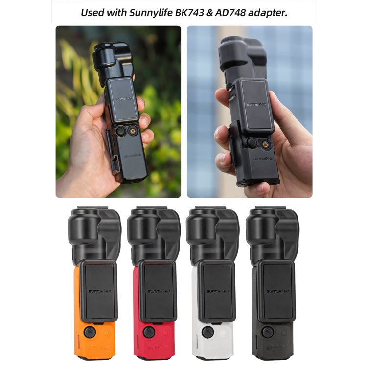 For DJI OSMO Pocket 3 Sunnylife Integrated Gimbal Cover Camera Protector (Black) by Sunnylife