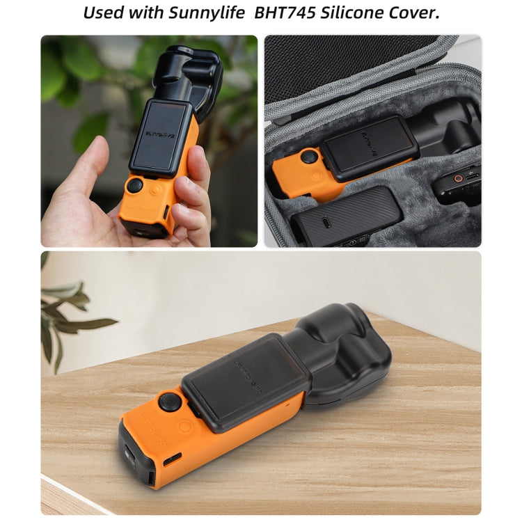 For DJI OSMO Pocket 3 Sunnylife Integrated Gimbal Cover Camera Protector (Black) by Sunnylife