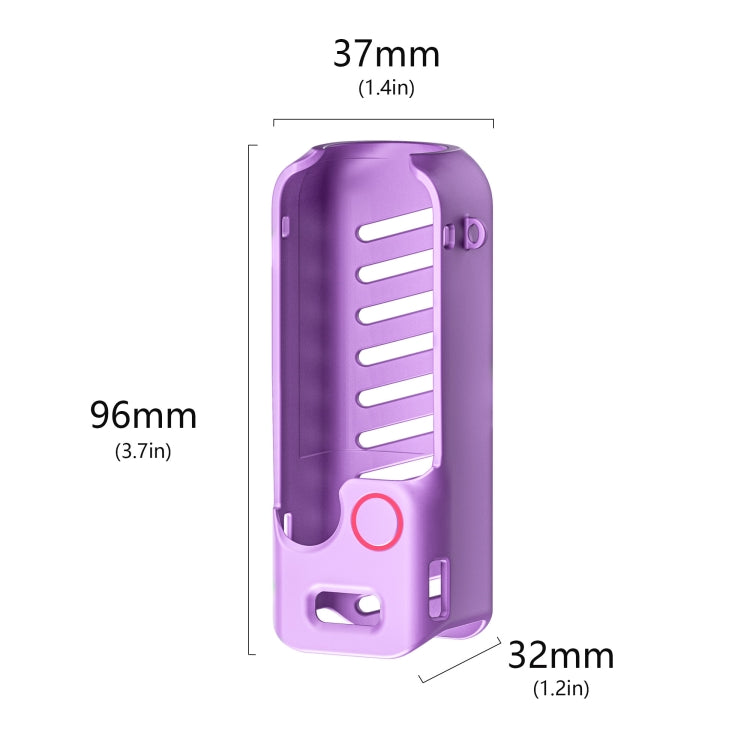 For DJI OSMO Pocket 3 STARTRC Body TPU Cover Case (Purple) by STARTRC