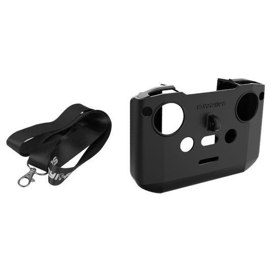 For DJI Neo / Mini 4 Pro / RC-N3 / RC-N2 / RC-N1 Sunnylife Controller Protective Cover Silicone Case with Neck Strap (Black) by Sunnylife