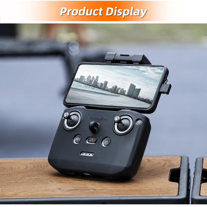 For DJI Neo / Mini 4 Pro / RC-N3 / RC-N2 / RC-N1 Sunnylife Controller Protective Cover Silicone Case with Neck Strap (Black) by Sunnylife