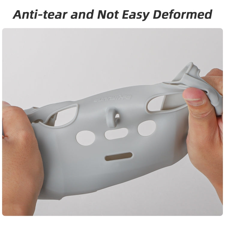 For DJI Neo / Mini 4 Pro / RC-N3 / RC-N2 / RC-N1 Sunnylife Controller Protective Cover Silicone Case with Neck Strap (Black) by Sunnylife