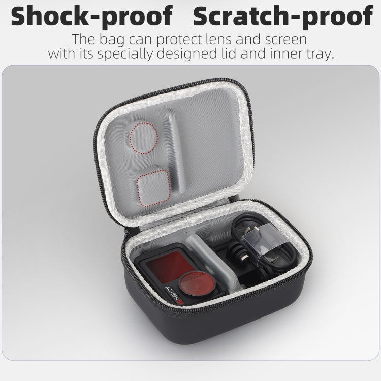 For DJI Osmo Action 5 Pro / 4 / 3 Sunnylife Portable Carrying Case Mini Standard Combo Bag (Orange) by Sunnylife