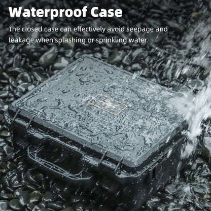 For DJI Air 3S / 3 Sunnylife Safety Carrying Case Large Capacity Waterproof Shock-proof Hard Travel Case (Black) by Sunnylife