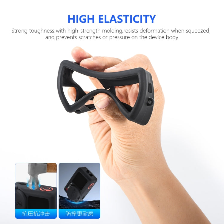 For DJI Osmo Action 5 Pro STARTRC Silicone Protective Case with Lens Cover (Grey) by bashfashion