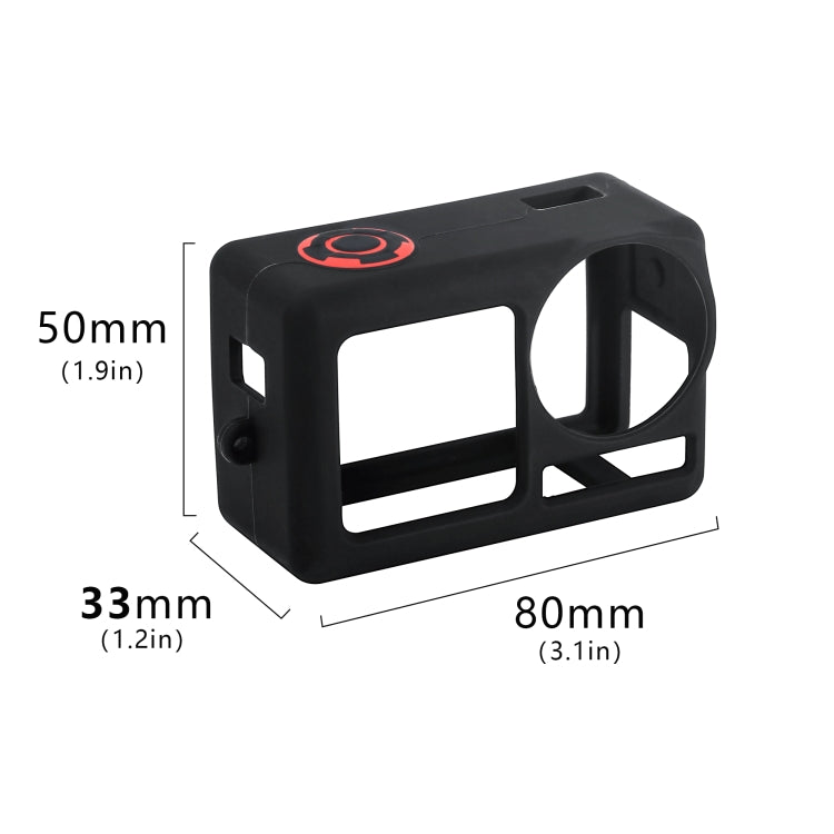 For DJI Osmo Action 5 Pro STARTRC Silicone Protective Case with Lens Cover (Grey) by bashfashion