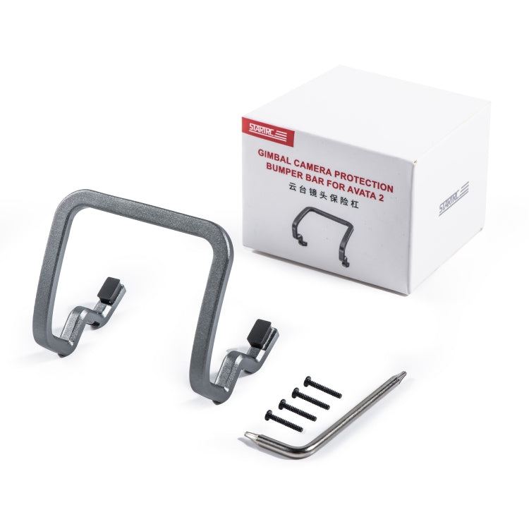 For DJI Avata 2 STARTRC Gimbal Lens Anti-collision Aluminum Alloy Guard Bumper (Silver Grey) by STARTRC