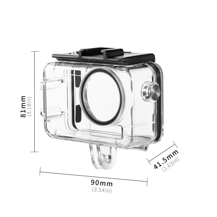 For DJI Osmo Action 5 Pro / 3 / 4 STARTRC 40m Underwater Waterproof Housing Diving Case (Transparent) by STARTRC