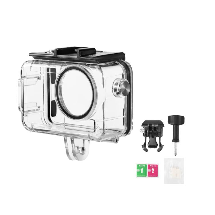 For DJI Osmo Action 5 Pro / 3 / 4 STARTRC 40m Underwater Waterproof Housing Diving Case (Transparent) by STARTRC