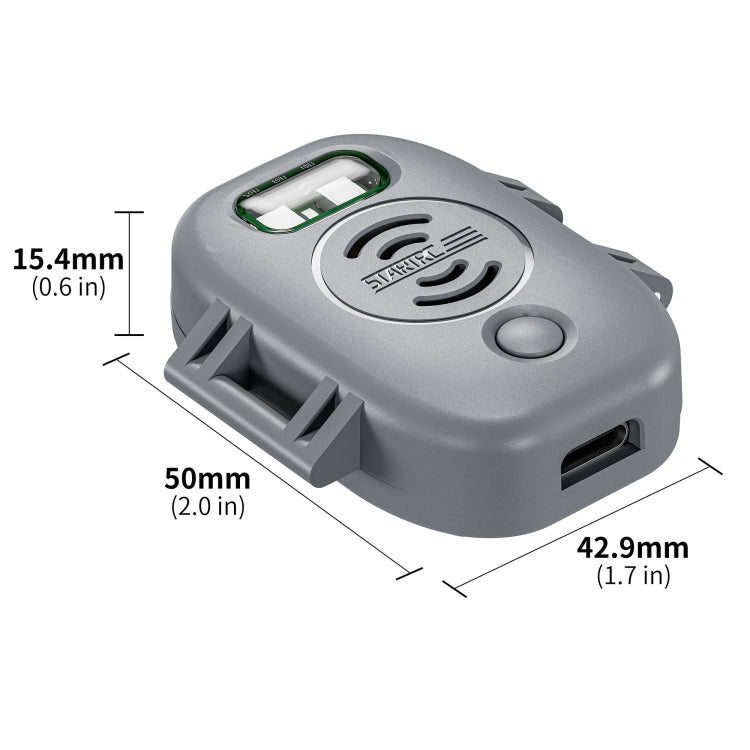 For DJI Neo STARTRC Drone Alarm Tracker (Grey) by STARTRC