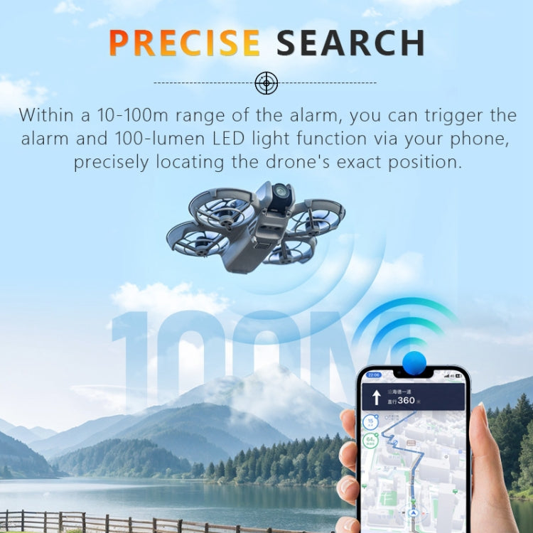 For DJI Neo STARTRC Drone Alarm Tracker (Grey) by STARTRC