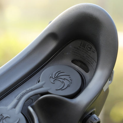 For DJI Goggles 2 / Goggles 3 Lens Cover Dust-proof VR Lens Silicone Case Soft Protector (Black) by Sunnylife