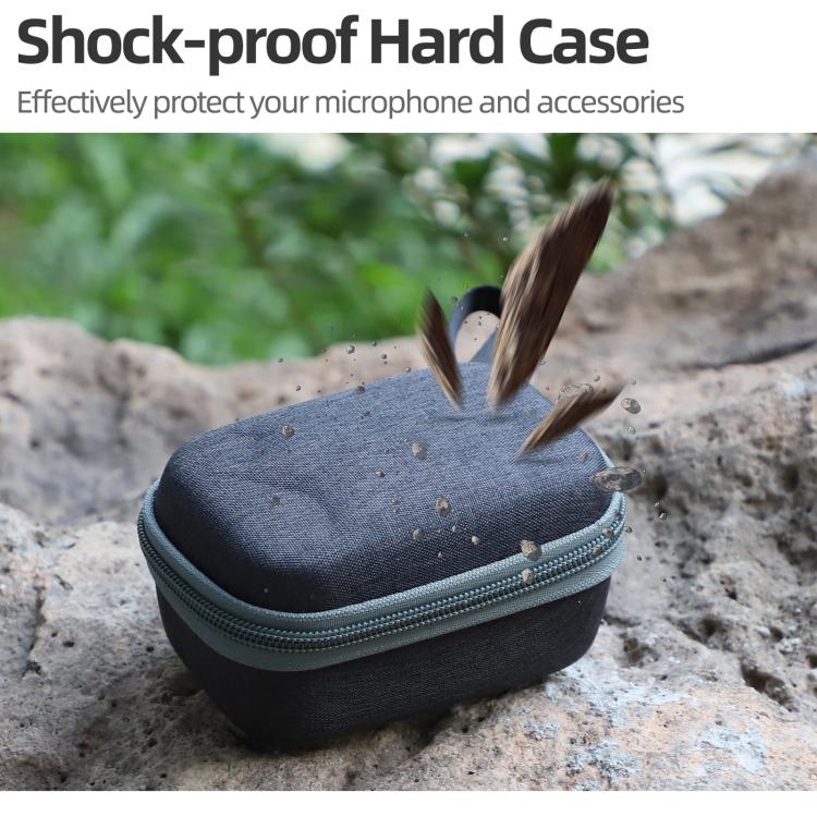 For DJI Mic Mini Sunnylife Portable Protective Box Storage Bag (Black) by Sunnylife