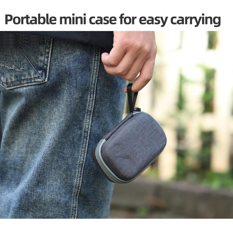 For DJI Mic Mini Sunnylife Portable Protective Box Storage Bag (Black) by Sunnylife