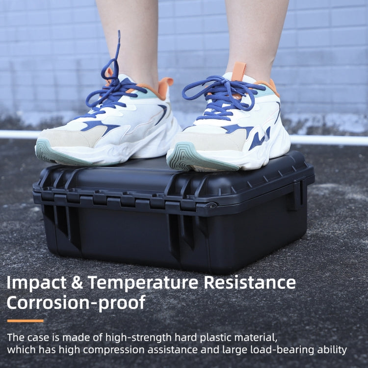 For DJI Avata Sunnylife AQX-6-U Upgraded Waterproof Shockproof Safety Carry Case Storage Bag (Black) by Sunnylife