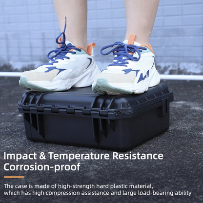 For DJI Avata Sunnylife AQX-6-U Upgraded Waterproof Shockproof Safety Carry Case Storage Bag (Black) by Sunnylife