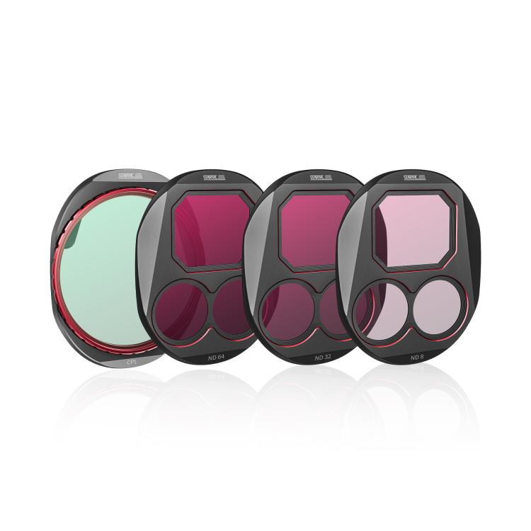 For DJI Mavic 4 Pro STARTRC 4 in 1 CPL ND8 ND32 ND64 Lens Filter Kit by STARTRC