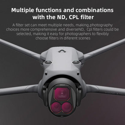 For DJI Mavic 4 Pro STARTRC 4 in 1 CPL ND8 ND32 ND64 Lens Filter Kit by STARTRC