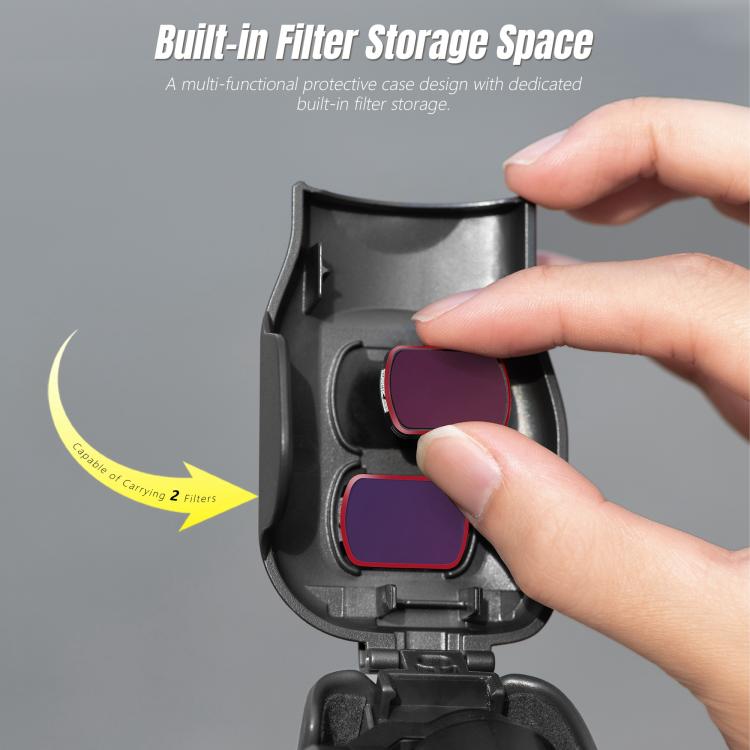 For DJI Osmo Pocket 3 STARTRC Short Type Protective Case Cover (Black) by STARTRC