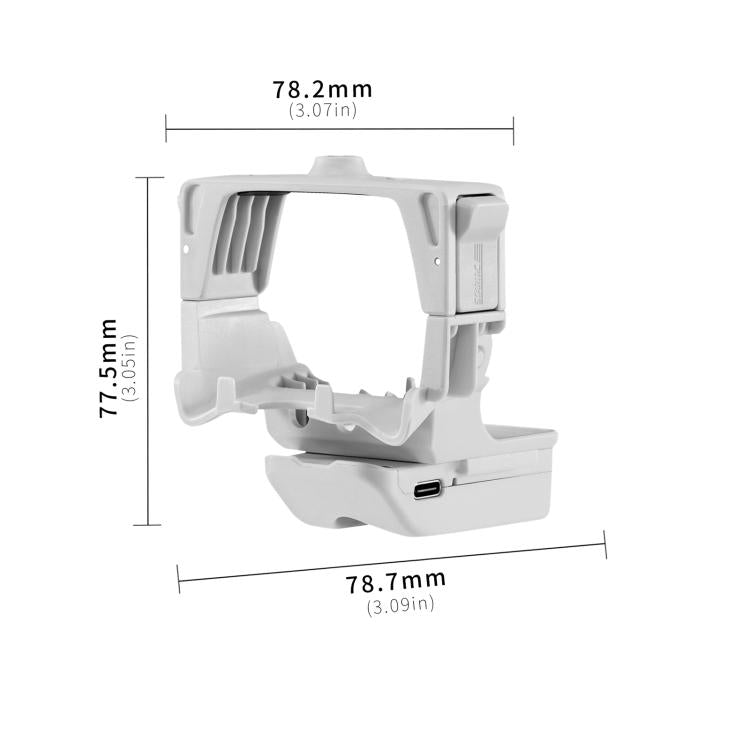 For DJI Flip STARTRC Air-Dropping System Thrower Parabolic (Grey) by STARTRC