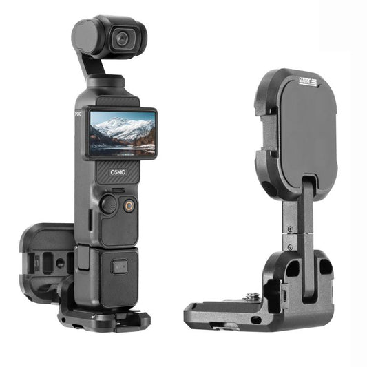 For DJI Osmo Pocket 3 STARTRC Metal L-shaped Expansion Bracket (Black) by STARTRC