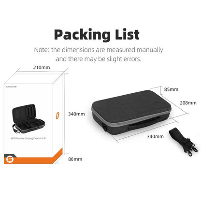 For DJI Flip Sunnylife Simple Storage Bag Shoulder Handbag (Black) by Sunnylife