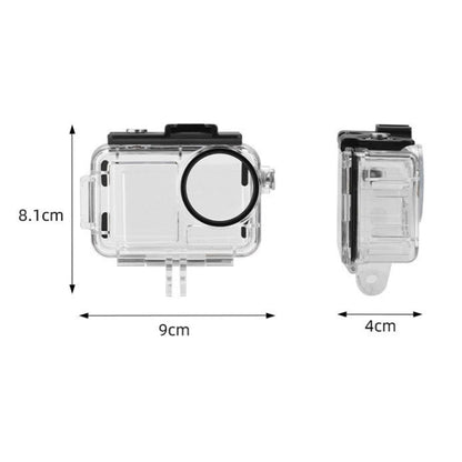 For DJI Osmo Action 5 Pro / 3 / 4 60m Underwater Waterproof Housing Diving Case (Transparent) by bashfashion