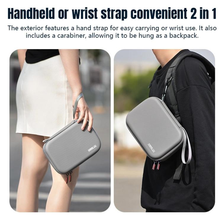 For DJI Osmo Mobile 7 / 7P / 8 STARTRC Portable Body Travel Carrying Bag (Grey) by STARTRC