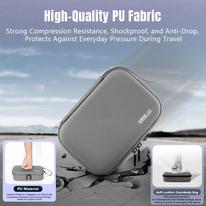 For DJI Osmo Mobile 7 / 7P / 8 STARTRC Portable Body Travel Carrying Bag (Grey) by STARTRC