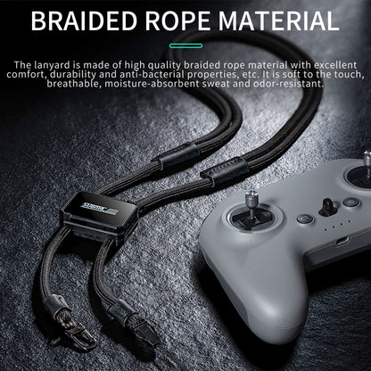 For DJI Pocket 3 STARTRC Anti-Lost Necklace Lanyard Rope (Black) by STARTRC