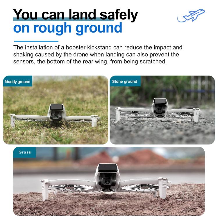 For DJI Flip STARTRC Split Type Drone Landing Gear Height Extensions Rack (Grey) by STARTRC