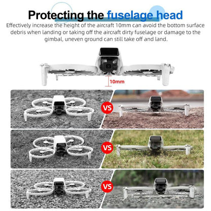 For DJI Flip STARTRC Split Type Drone Landing Gear Height Extensions Rack (Grey) by STARTRC