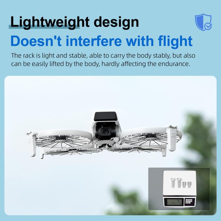 For DJI Flip STARTRC Split Type Drone Landing Gear Height Extensions Rack (Grey) by STARTRC