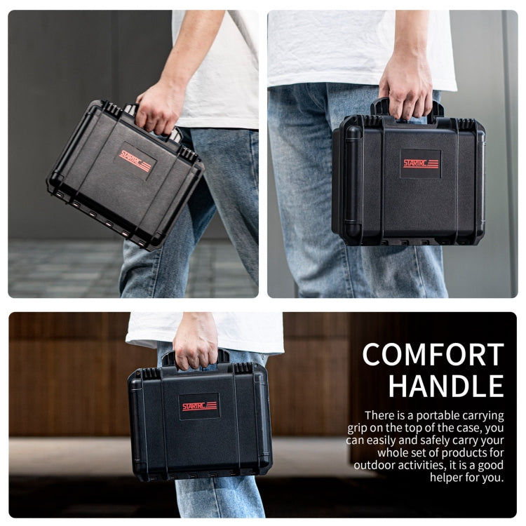 For Insta360 X4 STARTRC Waterproof EVA ABS Dual-layer Suitcase Storage Box (Black) by STARTRC