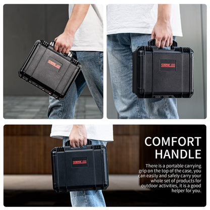 For Insta360 X4 STARTRC Waterproof EVA ABS Dual-layer Suitcase Storage Box (Black) by STARTRC