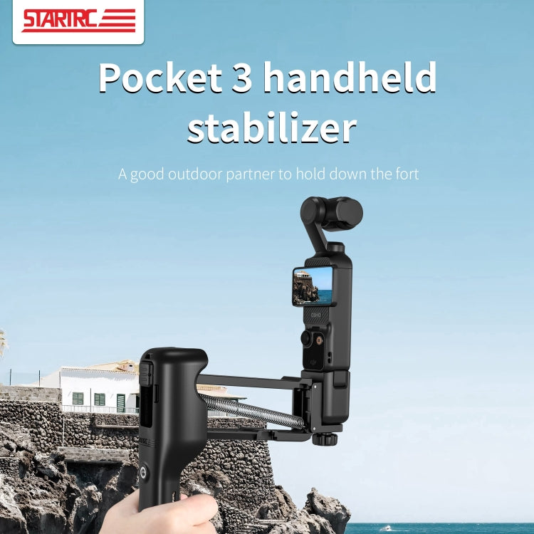 For DJI OSMO Pocket 2 STARTRC Shock Absorbing Step Reducer Carrying Case Storage Bag Box (Black) by STARTRC