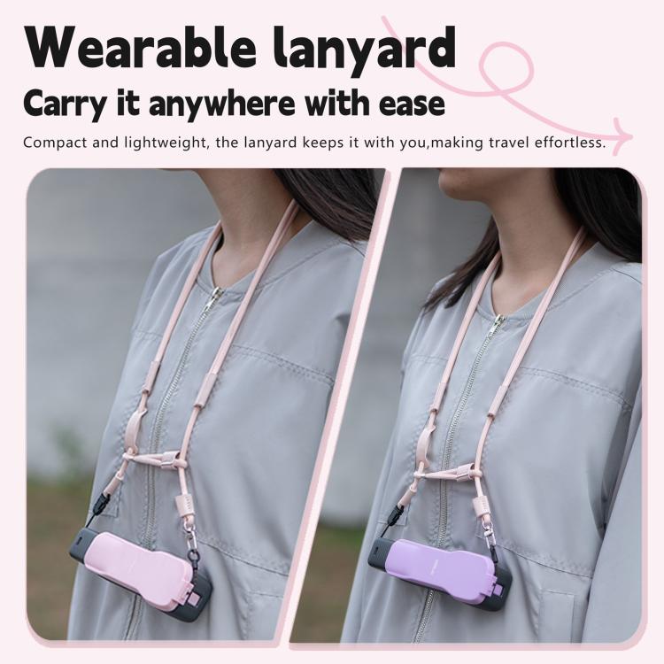 For DJI Osmo Pocket 3 STARTRC Storage Box Protective Case with Lanyard (Pink) by STARTRC