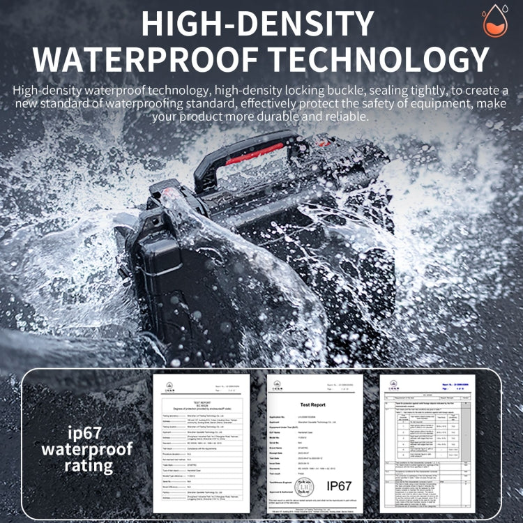 For DJI Avata 2 STARTRC M2 ABS Waterproof Shockproof Suitcase Storage Box (Black) by STARTRC