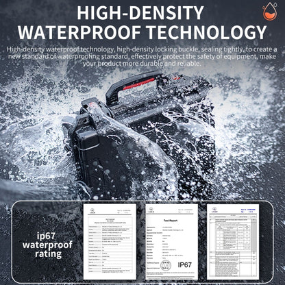 For DJI Avata 2 STARTRC M2 ABS Waterproof Shockproof Suitcase Storage Box (Black) by STARTRC