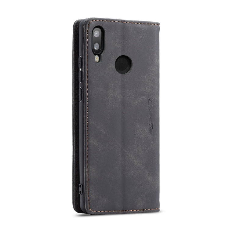CaseMe-013 Multifunctional Horizontal Flip Leather Case with Card Slot & Holder for Huawei P20 Lite(Black) by CaseMe